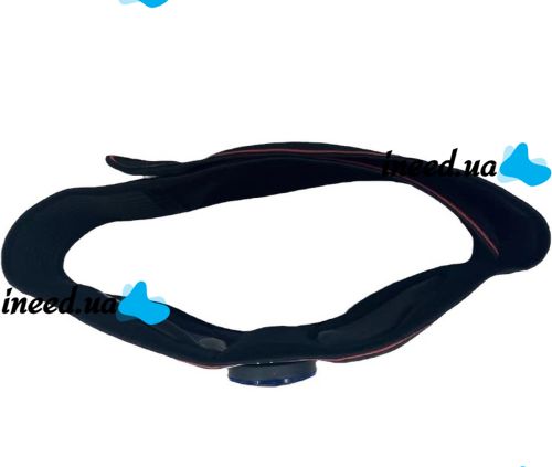 Electric Abdominal Stimulator Belt Abdominal Toning Belt NY-82, Massager Myostimulator W24 for Abdominal Muscles with 6 Modes from USB Black