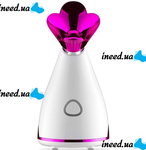 Парова сауна для омолодження та зволоження обличчя з інгалятором Phyopus Facial Ionic Steamer CL-5358, Розпарювач 2в1 з іонізатором для чищення шкіри
