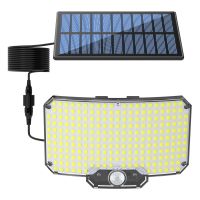 Вуличний настінний світильник Solar Wall Lamp BL - 234 SMD LED на сонячній батареї з датчиком руху, акумуляторний ліхтар IP65 HA - 110 на стіну