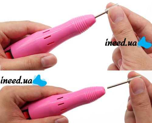 Professional manicure and pedicure cutter Lina Mercedes DM-14 6 nozzles 20000 rpm for polishing 210-ZS 20 thousand rpm Beauty nail machine