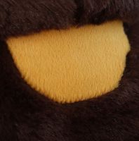 Children's Soft Toy Cheburashka 25 cm Plush Cuddle Pillow Kawaii baby kids with big eyes and ears for Children from 3 years Old Brown