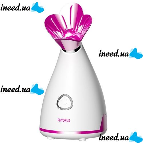Парова сауна для омолодження та зволоження обличчя з інгалятором Phyopus Facial Ionic Steamer CL-5358, Розпарювач 2в1 з іонізатором для чищення шкіри