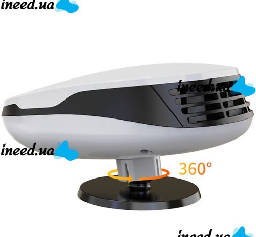Обертовий автомобільний обігрівач 2 в 1 Car Heater SWK-1008 12V, тепловентилятор LY-395 для салону і лобового скла машини від прикурювача
