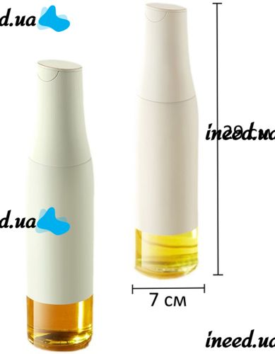 Glass bottle dispenser for oil and sauce Fuel injection bottle AND832 400ml with gravity lid, Dispenser dispenser for liquid products
