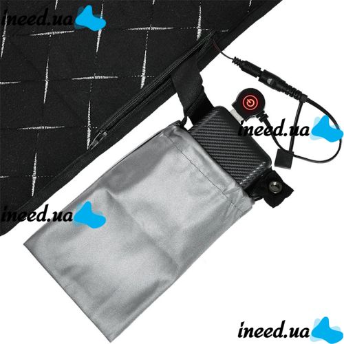 Rectangular mat bedding Folem K1 56702 heated for sofa and sleeping bag Warmer 160x80 cm 3 modes of operation from USB Power Bank in a case