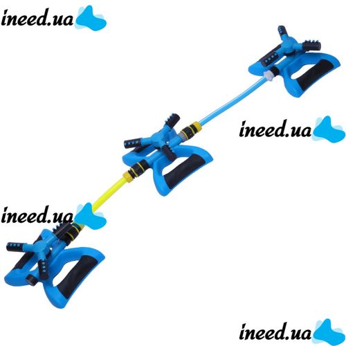 Automatic Sprinkler with Three Forks Lawn Sprinkler for Lawn Watering, Smart Lawn Irrigation System, 360 Degree Rotating Sprayer
