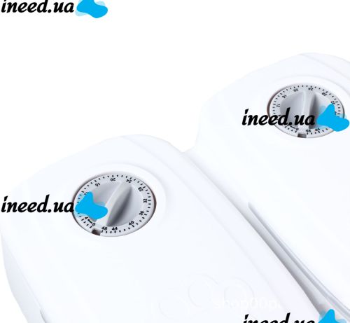 Автоматична подвійна годівниця дозатор 2-Meal Pet Feeder MA - 6 для собак і кішок 659-3 з таймером, Комплект годівниць 2шт по 600 мл для тварин
