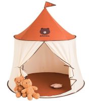 Bear Play Tent Bear Play Tent with flag and window, Bear Play Tent 110x110x130 cm for home and outdoors with bag for children