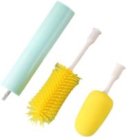 Бездротова електрична щітка Brush AND412 для миття посуду з 3 насадками, акумуляторна багатофункціональна USB щітка 3 в 1 для чищення та прибирання