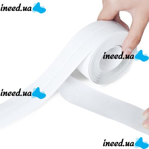 Waterproof Self-adhesive Curb Tape Waterproof Tape LY129 3.2 Meters for Bathtub , Insulating Super Strong Adhesive Tape for Bathrooms and Kitchen