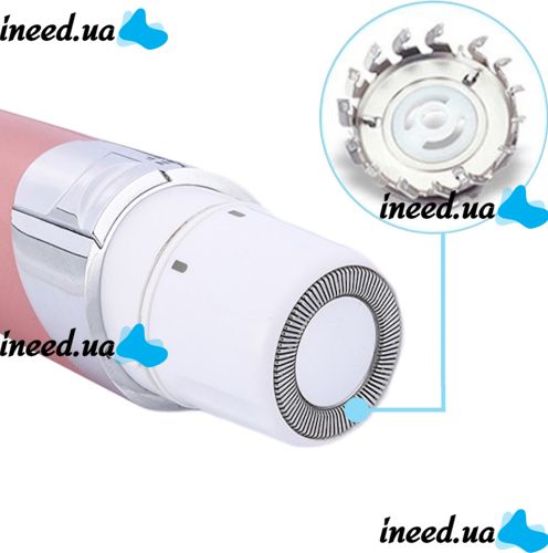 Жіночий бездротовий тример епілятор для тіла та обличчя Refreshing Skin Hair Cleansing QL-607 3 в 1, епілятор бритва для ніг і брів на батарейках