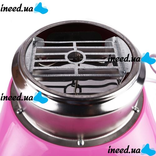 Мини аппарат для сладкой ваты Cotton Candy Maker GCM-520, Розовый, Машинка для сахарной ваты 500W, Сладкая вата для дома