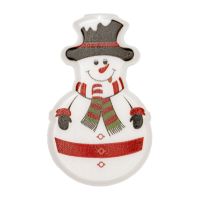 Внутренняя RGB гирлянда штора Xmas 3D фигурки снеговика и снежинки Мультицветная 3x0.7м 95Led M, Новогодняя 300x70 см на окно дома ргб от сети
