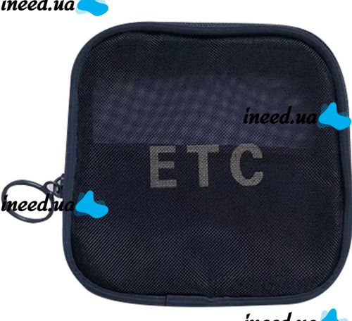 Сітчаста Дорожня міні косметичка чохол ETC XL-1013 для зберігання косметики і дрібниць, жіноча сумка органайзер Travel Cosmetic Pouch на блискавці