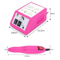 Professional manicure and pedicure cutter Lina Mercedes DM-14 6 nozzles 20000 rpm for polishing 210-ZS 20 thousand rpm Beauty nail machine