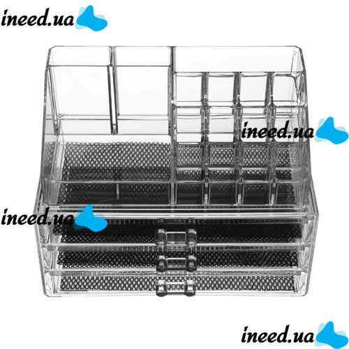Desktop Acrylic Organizer Cosmetic Box CX-8702 with mirror for cosmetics and small items JN-870, Cosmetic box with drawers JN-878