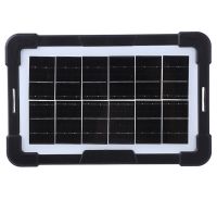 Автономная солнечная зарядная станция LED фонарь COBA CB-999A с 2 лампочками Power Bank, Прожектор и 2 лампочки с функцией повербанка Оранжевый