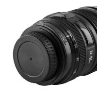 Кружка термос у вигляді об'єктива від фотоапарата Canon EF 24-105, Термокружка об'єктив 350 мл, Термо чашка з кришкою, Чорна