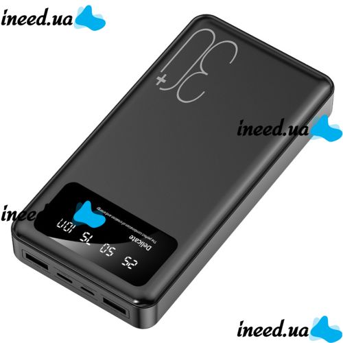Charger UMB Power Bank 30000 mAh Martec Delicate 2xUSB with Flashlight, Portable Battery Powerbank External Battery Charging for Phone