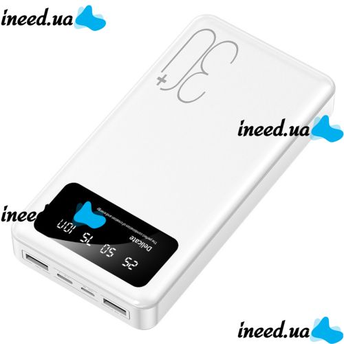 Charger UMB Power Bank 30000 mAh Martec Delicate 2xUSB with Flashlight, Portable Battery Powerbank External Battery Charging for Phone