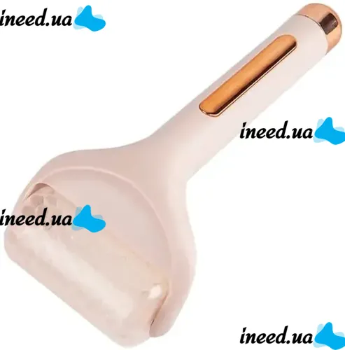 Cooling Hand Massager Roller Flawless Ice Roller for Cold Body and Face Massage, Roller Roller Ice Roller with Gel Cryo Massage Pink