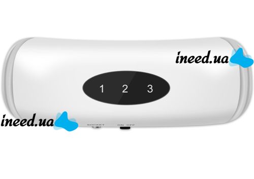 Электрический массажер для шеи Neck Massager HX-5880 импульсный миостимулятор для тела, электростимулятор для шейного отдела 3 режима на аккумуляторе