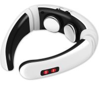 Электрический массажер для шеи Neck Massager HX-5880 импульсный миостимулятор для тела, электростимулятор для шейного отдела 3 режима на аккумуляторе