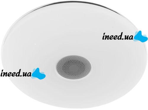 Потолочный светильник RGB Lamp GS-7062 38 см 60W круглая светодиодная LED люстра с регулировкой яркости, Bluetooth колонкой и пультом управления