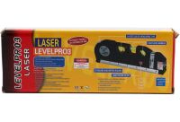 Fixit Laser Levelpro 3 Laser Liquid Level Construction Laser Ruler 2.5 meters Leveling Device with built-in tape measure on batteries
