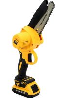 Аккумуляторная цепная мини пила DeWalt DCM160N 24V 4AH шина 20 см на 2 аккумулятора, электропила 8 дюймов с автоматической смазкой цепи в кейсе