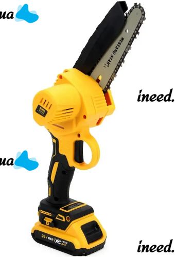Аккумуляторная цепная мини пила DeWalt DCM160N 24V 4AH шина 20 см на 2 аккумулятора, электропила 8 дюймов с автоматической смазкой цепи в кейсе