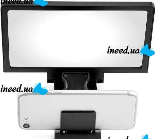 3D збільшувач екрану Enlarged Screen Mobile Phone F1 для телефону, смартфона, збільшувальне скло 26x19 см 3Д збільшувальна підставка, тримач