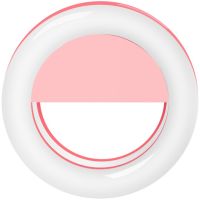 LED Selfie Ring Selfie Ring Light XL-191 8.5cm Backlight for Photo Lamp for Android IOS Phone Blue,Pink,Black