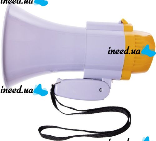 Handheld Megaphone Horn 10w HW-8C with a range of 200m Rechargeable Folding Loudspeaker RD-8S Amplifier with Voice Recording and built-in siren HW8C