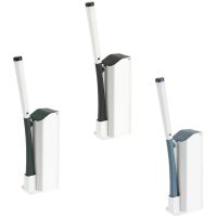 Универсальная щетка для уборки туалета MTS clip type removable toilet brush ершик для унитаза, набор щеток со сменными насадками и чистящим средством