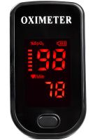 Портативний пульсоксиметр на палець Pulse Oximeter BL - 230 пульсометр з LCD дисплеєм на батарейках для вимірювання пульсу сатурації кисню в крові