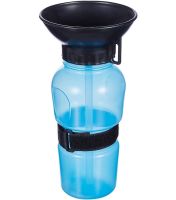 Портативна Дорожня поїлка для собак Aqua Dog Petshy PET Bottle 500 мл автоматична прогулянкова пляшка для води з чашею в дорогу ПЕТ ботл