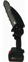 Rechargeable Mini Chain saw Mini Electric Chain Saw 48V 6 inches for 2 batteries, edged electric saw on a battery in a case