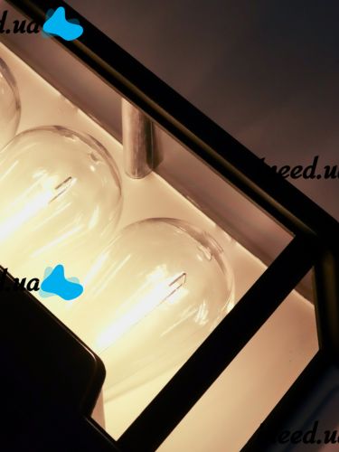 Вуличний настінний світильник Coba Solar Wall Lamp HW 999 - 3W акумуляторний підвісний ліхтар на сонячній батареї з датчиком руху 3 лампи 3 режими