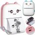 Мини термопринтер Jetix Mini Printer портативный карманный детский принтер для смартфона с Bluetooth для печати без чернил от 3 лет Android IOS