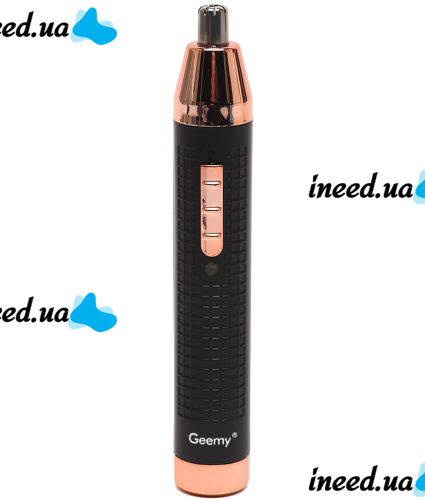 Geemy GM-3108 3-in-1 cordless men's trimmer for eyebrows, nose and ear hair, cordless shaving trimmer with attachments