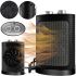Электрический настольный тепловентилятор Domotec Heater MS-5905 напольный обогреватель с вентиляцией для дома на 15 кв.м 1500W дуйка на 3 режима 