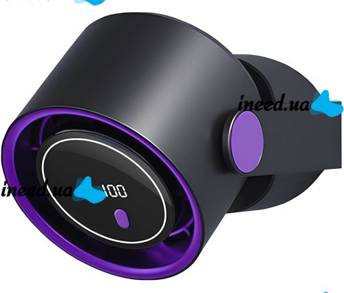 Circulating Fan M206 Tabletop Cordless Turbo Fan M206 Hanging Air Cooler, Fan with Display and LED Light USB VEN-1100