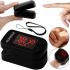 Портативний пульсоксиметр на палець Pulse Oximeter BL - 230 пульсометр з LCD дисплеєм на батарейках для вимірювання пульсу сатурації кисню в крові