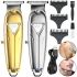 Rechargeable Hair Clipper VGR V-056 Wireless Male Trimmer for Cutting and Edging Beard and Mustache with Replaceable Nozzles V056