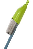 Швабра з розпилювачем і ємністю для води Healthy Spray MOP 350 мл портативна швабра спрей з насадкою з мікрофібри для прибирання та миття підлоги Зелена