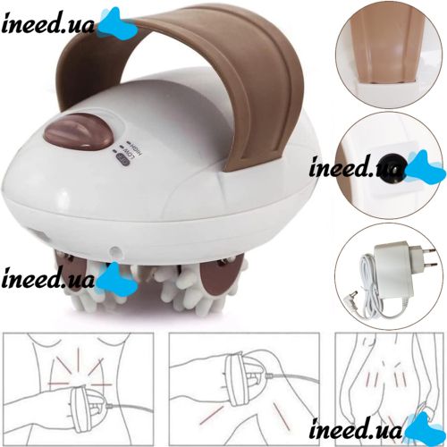 Anti-cellulite Body Massager Shuqin Body Slimmer SQ-100 White, Lymphatic Drainage Hand Roller Vibration Massager against Cellulite for Buttocks Legs Hands