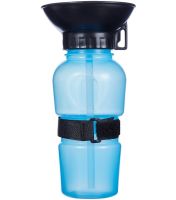 Портативна Дорожня поїлка для собак Aqua Dog Petshy PET Bottle 500 мл автоматична прогулянкова пляшка для води з чашею в дорогу ПЕТ ботл