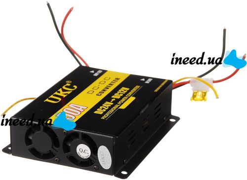Перетворювач авто інвертор DC / DC 24V-12V 50A GS-D50A автомобільний імпульсний понижуючий автоінвертор напруги струму з захистом від перегріву