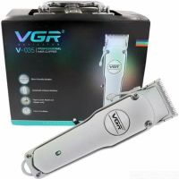 Професійна машинка для стрижки VGR V-035 2000mAh бездротова акумуляторна машинка з набором насадок, металевим корпусом і кейсом 20W USB